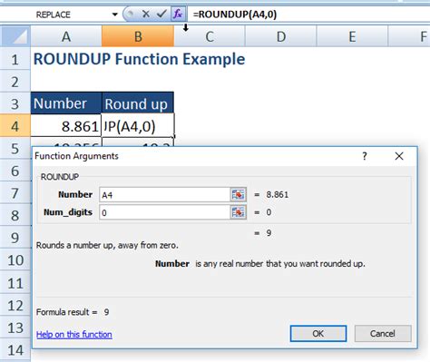 How To Use Excel Roundup Function Excelhub