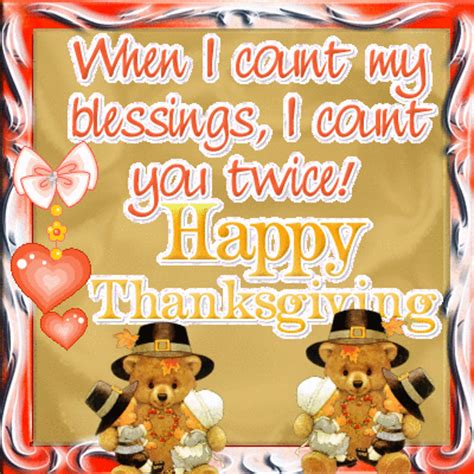 When I Count My Blessings... Free Happy Thanksgiving eCards | 123 Greetings