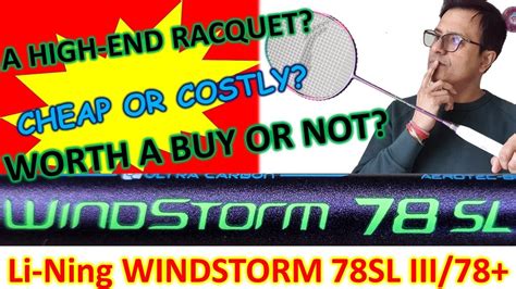 ENG Li Ning Windstorm 78 Lining Windstorm 78Plus Li Ning Windstorm