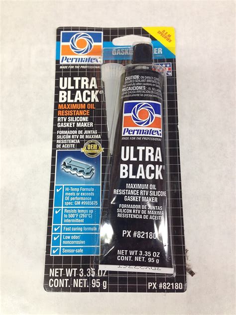 Permatex 82180 Permatex Ultra Black Rtv Silicone Gasket Maker 335 Oz Nhà Phân Phối Chính