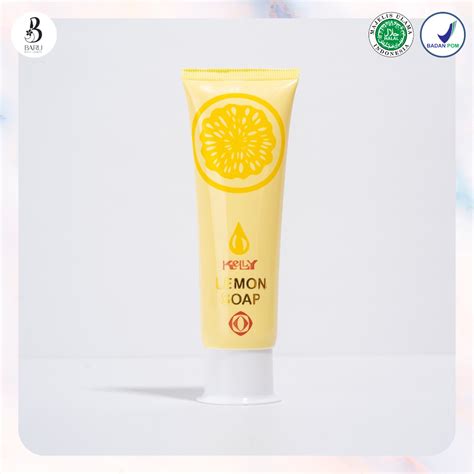 Kelly Lemon Soap Facial Wash Sabun Cuci Muka Face Cleanser