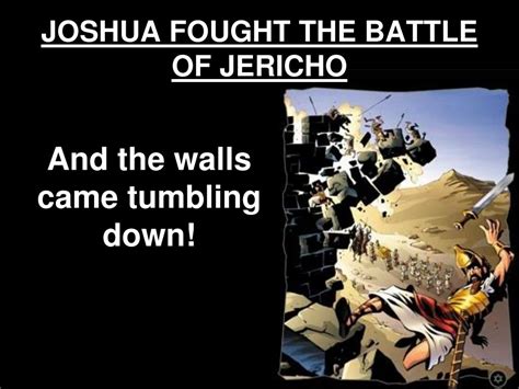 Ppt Joshua Fought The Battle Of Jericho Powerpoint Presentation Free