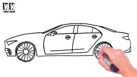 Mercedes Araba çizimi How to Draw Mercedes Benz Sports Car Easy