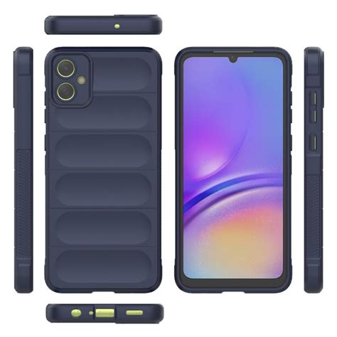 Силиконовый чехол Magic Flannel для Samsung Galaxy A05 синий купить в