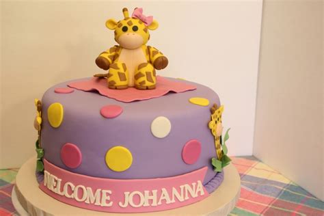 Giraffe Baby Shower Cake CakeCentral