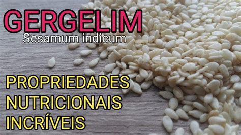 10 BENEFÍCIOS DO GERGELIM PARA SAÚDE YouTube