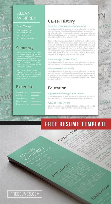 A Powerful Makeover Resume Template Freebie Freesumes 2024