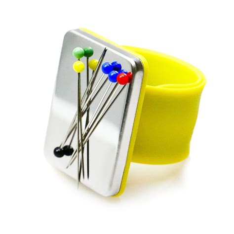 Trimz Magnetic Wrist Pin Cushion On Silicon Wristband With Removable