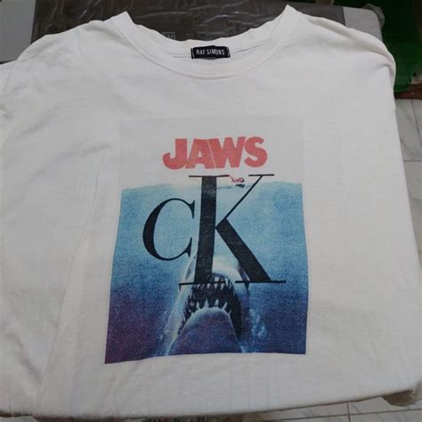 Jual Kaos Jaws Calvin Klein X Raf Simons Shopee Indonesia