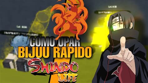 Como Upar A Sua Biju Muito Rapido No Shindo Life Itachi Uchiha Max