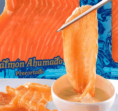 Comprar Salmón Ahumado Precortado en dos piezas Ahumados Domínguez