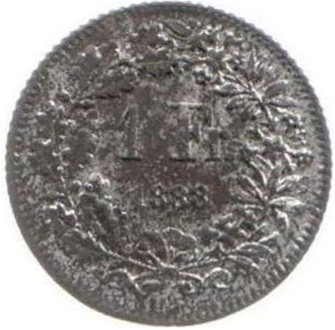 1 Franc Lauer Switzerland 1848 Date Numista