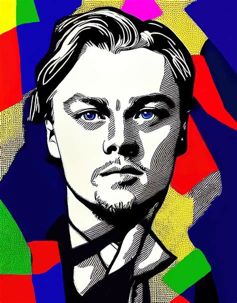 Leonardo Dicaprio Painting By Diana Ringo Pop Art Fine Art America