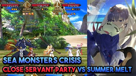 Fgo Sea Monsters Crisis Challenge Quest Summer Meltryllis Turns