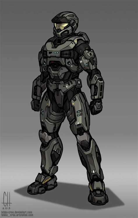 Mjolnir Mark V B By Tekka Croe On Deviantart Halo Armor Sci Fi Armor