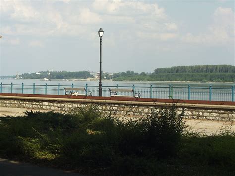 Danube seen from Vidin (Bulgaria) - across the river is Calafat (Romania)