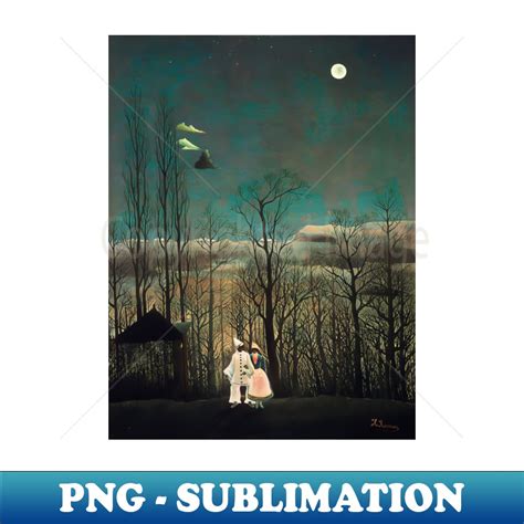 Carnival Evening By Henri Rousseau Retro Png Sublimation D Inspire