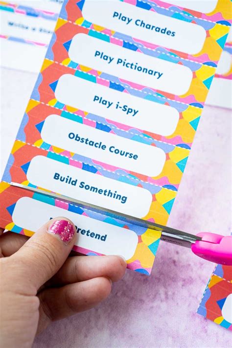 Diy Boredom Busters Jar Free Printable Kids Activities Play Party Plan