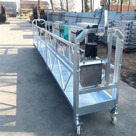 Auto Lifting Equipment Suspended Cradle Platform With Safety Rope