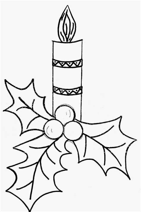 Trato O Truco Dibujos Para Colorear De Velas De Navidad