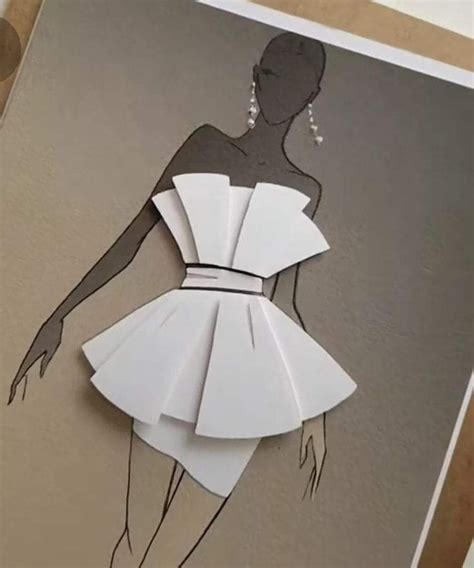 Pingl Par Juliana Nunes Sur Papel Croquis De Robe Croquis De Mode