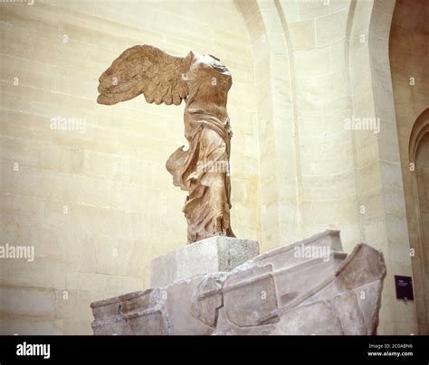 The Winged Victory Of Samothrace The Winged Nike Sculpture In The