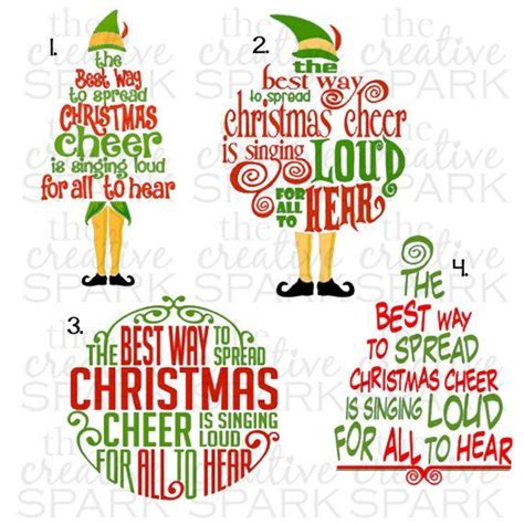 Elf Quote Buddy The Elf Christmas Cheer Thecreativespark2 Buddy The