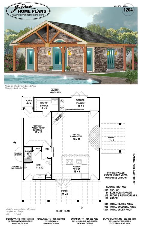 Pool Guest House Plans: Ideas For Creating A Relaxing And Inviting