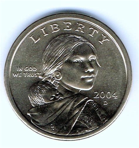 D Brilliant Uncirculated Business Strike Sacajawea Dollar Coin