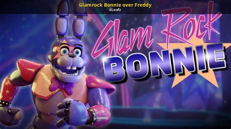 Glamrock Bonnie Over Freddy Five Nights At Freddys Security Breach