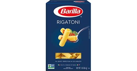 Barilla Pasta Rigatoni 16 Ounce Pack Of 12