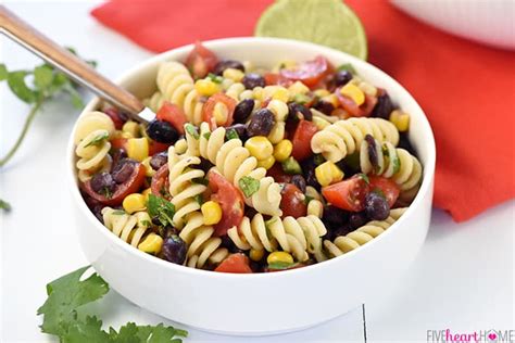 Mexican Pasta Salad Aka Fiesta Pasta Salad • Fivehearthome