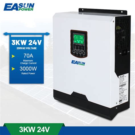 Easun Power Inversor De Energ A Solar H Brido De Kva V Hz Hz