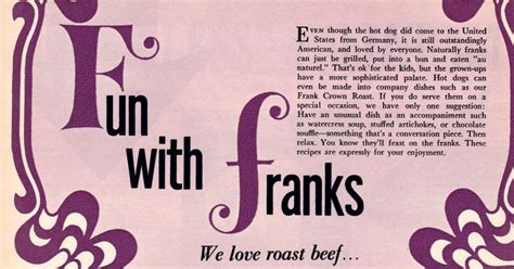 And Everything Else Too Fun With Franks