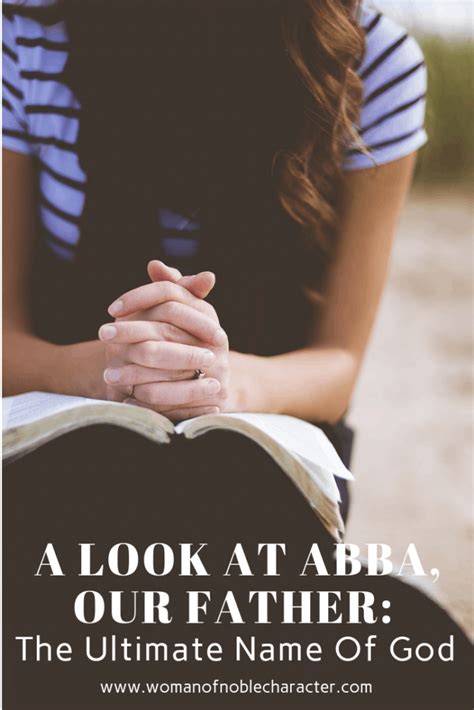 A Look At Abba Our Father The Ultimate Name Of God