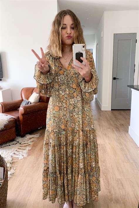 Free People Feeling Groovy Floral Print Maxi Dress Maxi Dress Floral