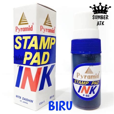 Jual Tinta Stempel Pyramid Kenko Stamp Pad Ink Cc Refill Stamp