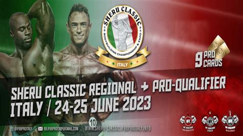 Sheru Classic Italy IFBB Pro 2023 Resultados CULTURISMOWEB