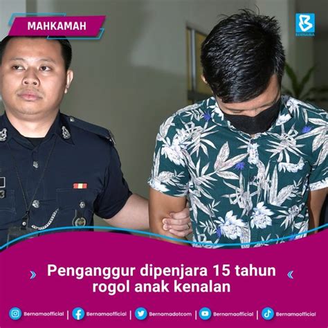 Penganggur Bersalah Rogol Anak Kenalan Dipenjara Tahun Tiga Sebatan