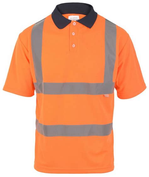 Hi Vis Orange Polo Shirt Short Sleeve | Sorbus International Ltd.