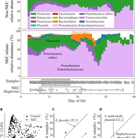 Bacterial Replication Rates Are Significantly Higher Before Nec