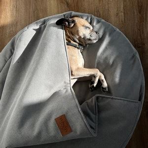 Dog Bed With Washable Cover, Pet Bed for Dogs & Cats, Big Dog Bed With ...