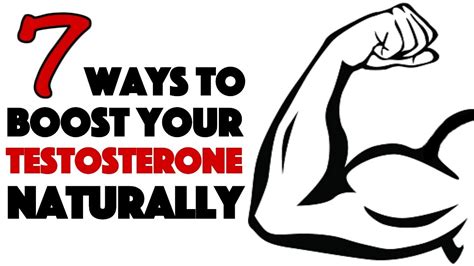 7 Ways To Increase Your Testosterone Levels Naturally Youtube