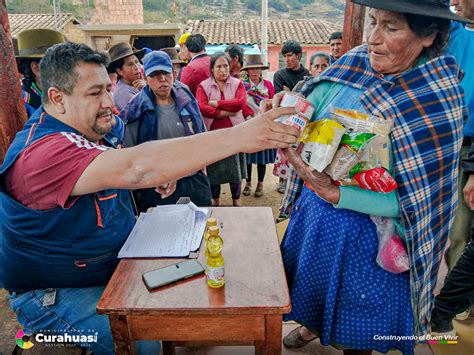 Pobladores Del Centro Poblado De Concacha Recibieron Ayuda Humanitaria