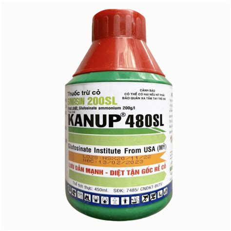 Thuốc Trừ Cỏ Kanup 480SlThuốc Trừ Cỏ Kanup 480Sl 900Ml Siêu Thị Nông