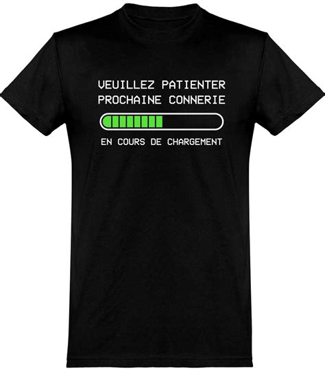 T Shirt Homme Prochaine Connerie En Cours Connerie Anniversaire Papa