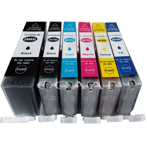 PGI 280 CLI 281 Pgi280 Cli281 Compatible Ink Cartridge For Canon TS8120