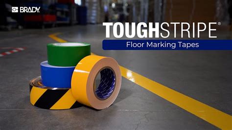 Brady Toughstripe Floor Marking Tapes Product Line Overview Youtube