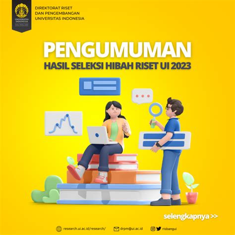 Hasil Seleksi Hibah Riset Ui Direktorat Pendanaan Dan Ekosistem