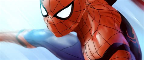 2560x1080 Art Of Spiderman 2560x1080 Resolution Hd 4k Wallpapers Images Backgrounds Photos